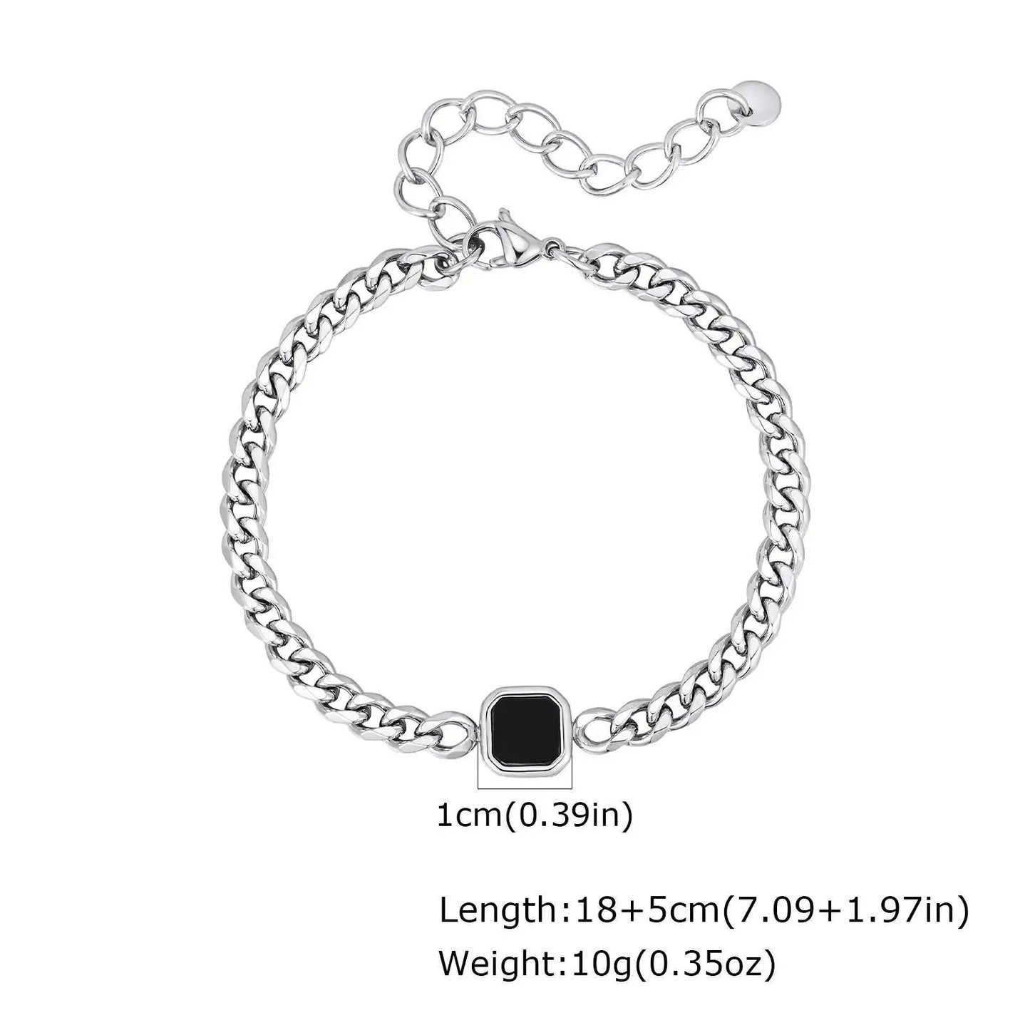 Alpin | Black stone bracelet