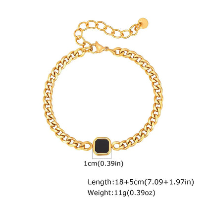 Alpin | Black stone bracelet
