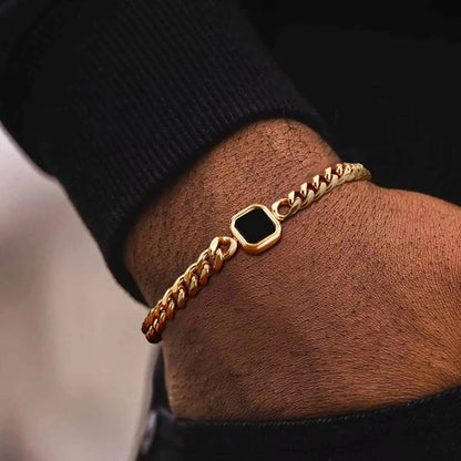 Alpin | Black stone bracelet