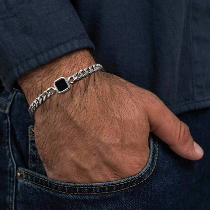 Alpin | Black stone bracelet